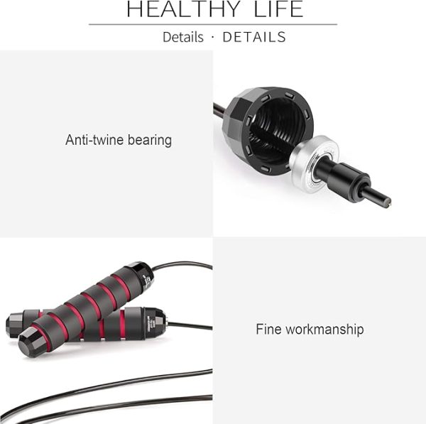 High-Speed Adjustable Skipping Rope - Image 6