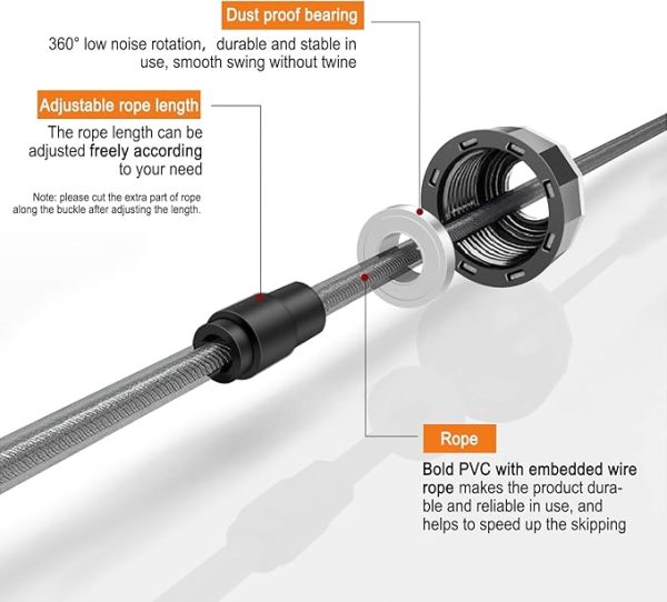 High-Speed Adjustable Skipping Rope - Image 4