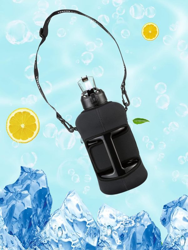 YOUCAN PLATO 74 oz Half Gallon Water Bottle with Sleeve​ - Image 3