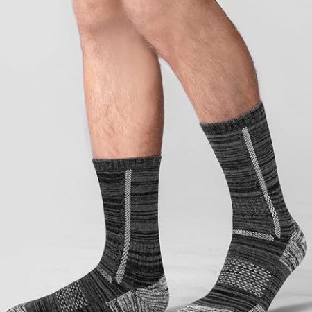 Niorasen Men's Cotton Crew Work Socks​ - Image 2