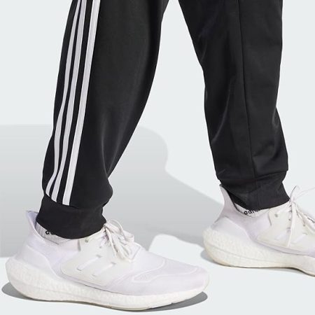 adidas Men's Essentials 3-Stripes Tricot Jogger Pants - Image 3