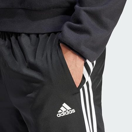 adidas Men's Essentials 3-Stripes Tricot Jogger Pants - Image 4