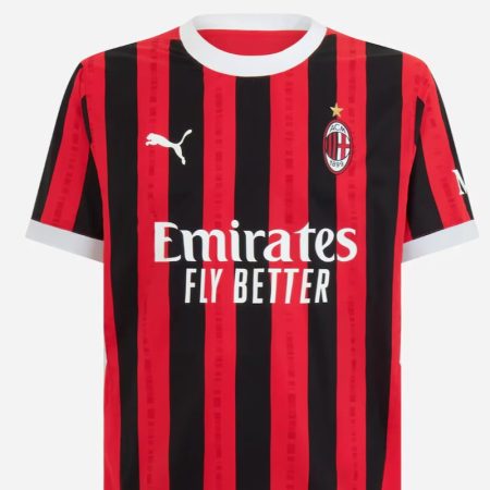 Christian Pulisic Soccer Jersey – AC Milan Home Jersey 2024/2025