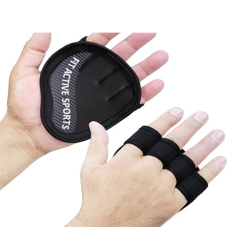 Fit Active Sports Workout Gloves for Gym - Durable Gym Grips, & Grip Pads