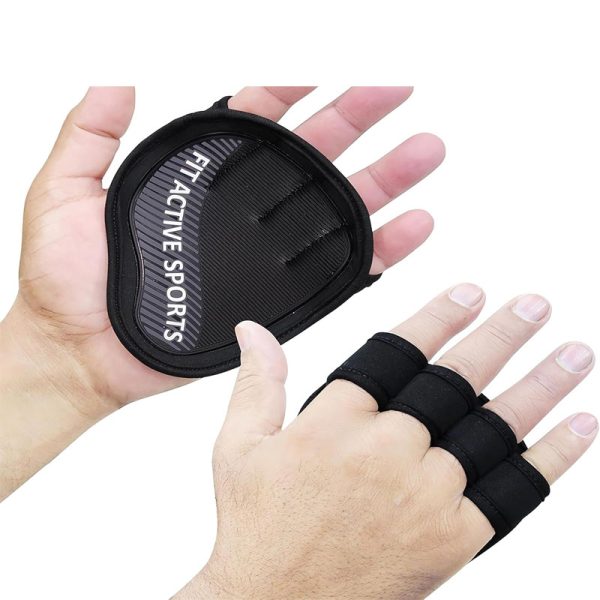 Fit Active Sports Workout Gloves for Gym - Durable Gym Grips, & Grip Pads