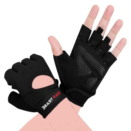 BEAST RAGE Workout Gloves for Men Gym