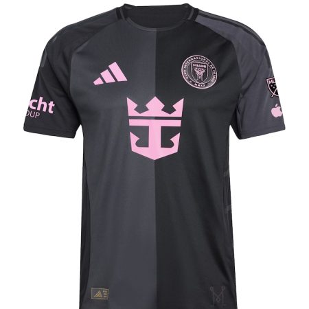 Men's Inter Miami CF adidas Black 2025 The Fortitude Kit Authentic Jersey