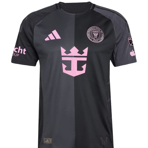 Men's Inter Miami CF adidas Black 2025 The Fortitude Kit Authentic Jersey