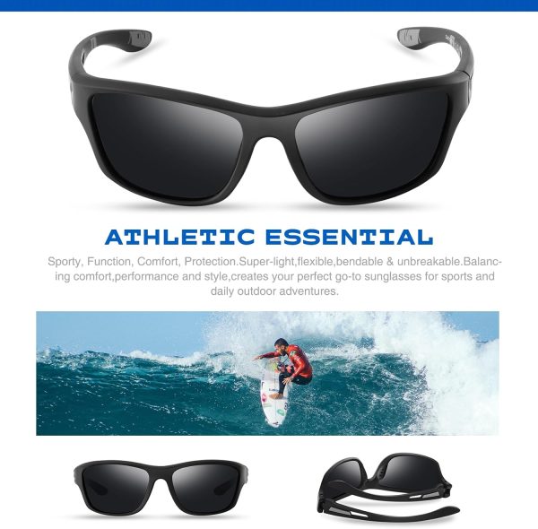 Freedom Polarized Sports Sunglasses for Men - Image 5