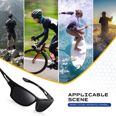 Freedom Polarized Sports Sunglasses for Men - Image 7
