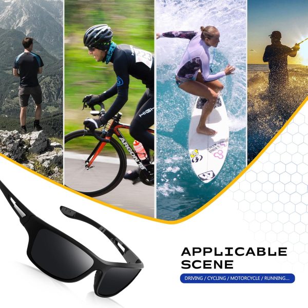 Freedom Polarized Sports Sunglasses for Men - Image 7