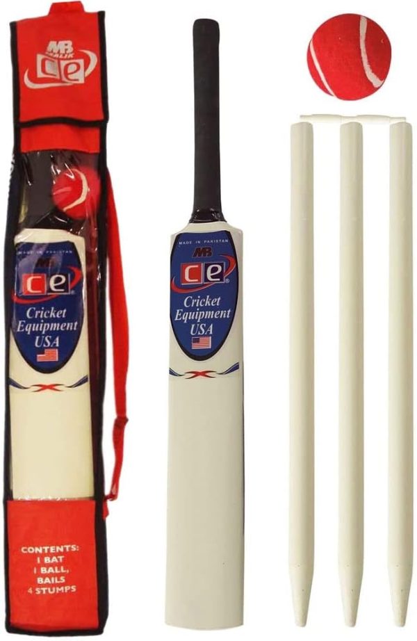 Junior Cricket Bat Set Wooden