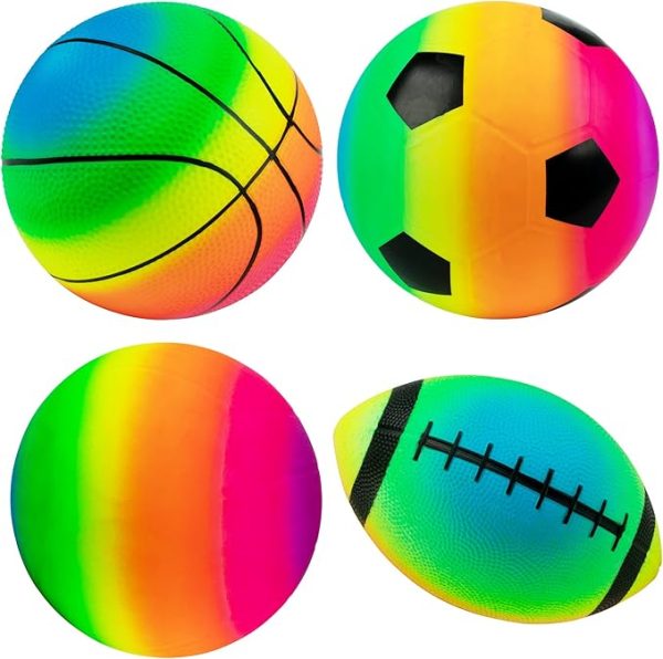 Football, Basketball, Soccer and Volleyball