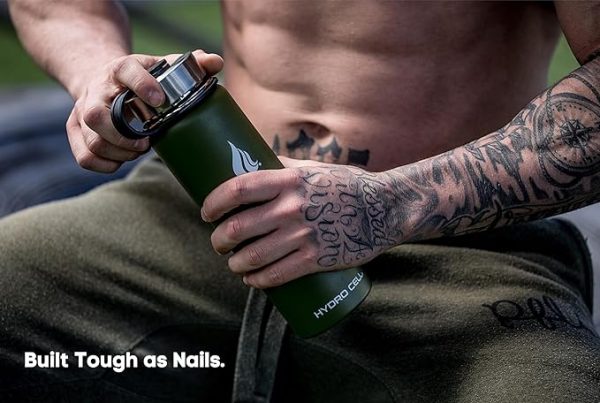 HYDRO CELL Stainless Steel Insulated Water Bottle with Straw - Image 6