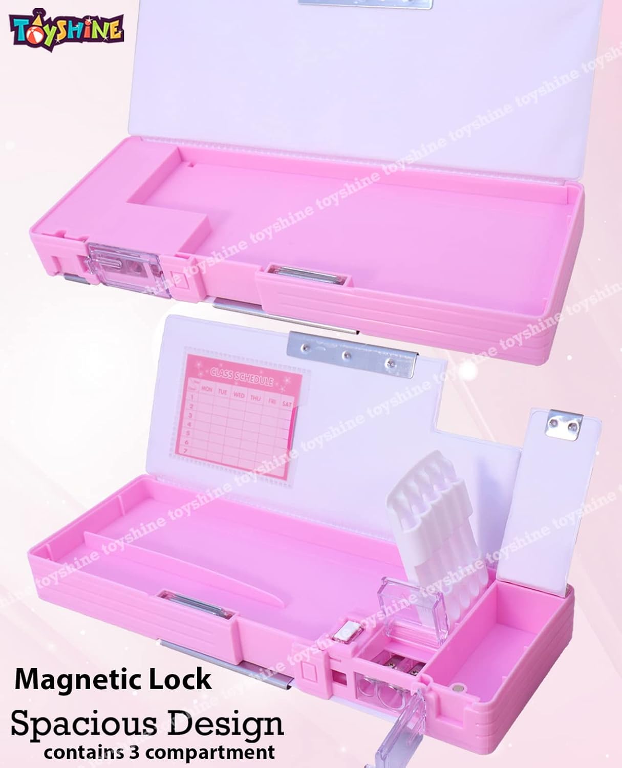 Toyshine Glitter Unicorn Pencil Box - Image 5