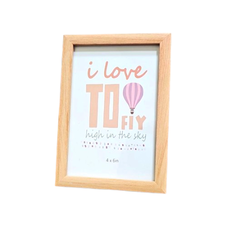Wooden Photo Frame – Table & Wall Mount | Classic Picture Frame for Home, Office & Gift Use