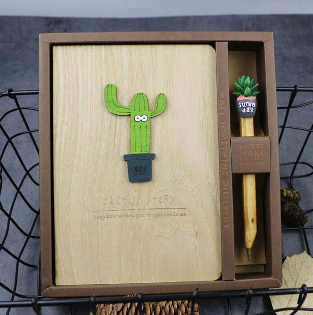 Cactus Design Student Diary with Pen - Image 2