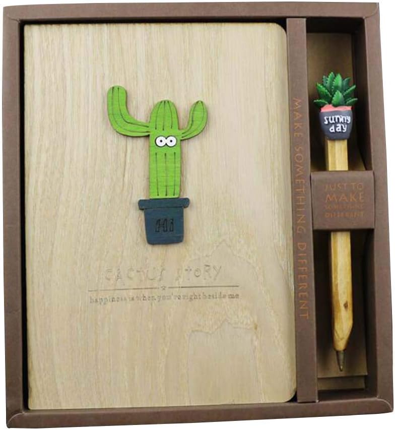Cactus Design Student Diary with Pen