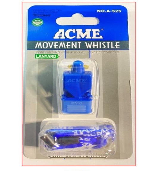 Acme Movement Whistle Made in UK