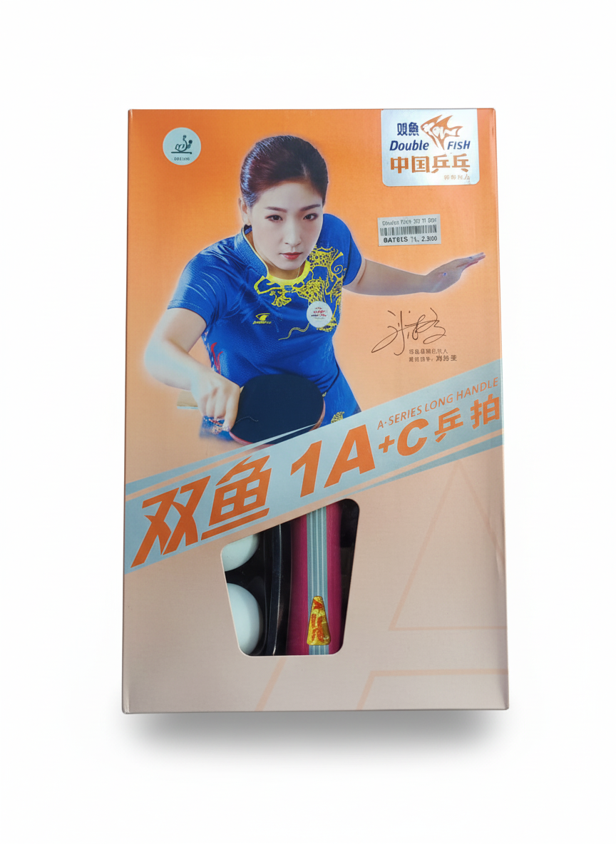 Double Fish Table Tennis Racket – Professional Ping Pong Bat